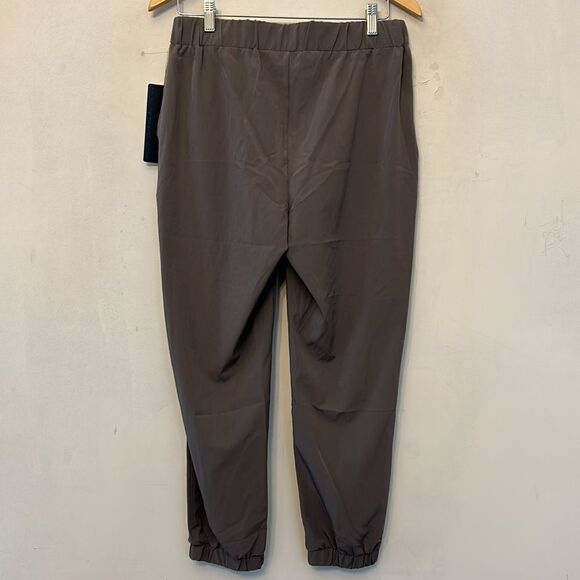 RBX brown pull on elastic waistband travel pants Size M New - Picture 5 of 9